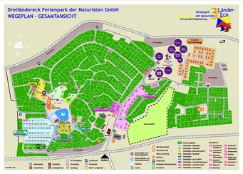 Plan vom Campingplatz